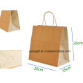 Eco-Friendly Kraftpapier Geschenk Tasche mit Twisted Griff Kuchen Verpackung Tragetasche